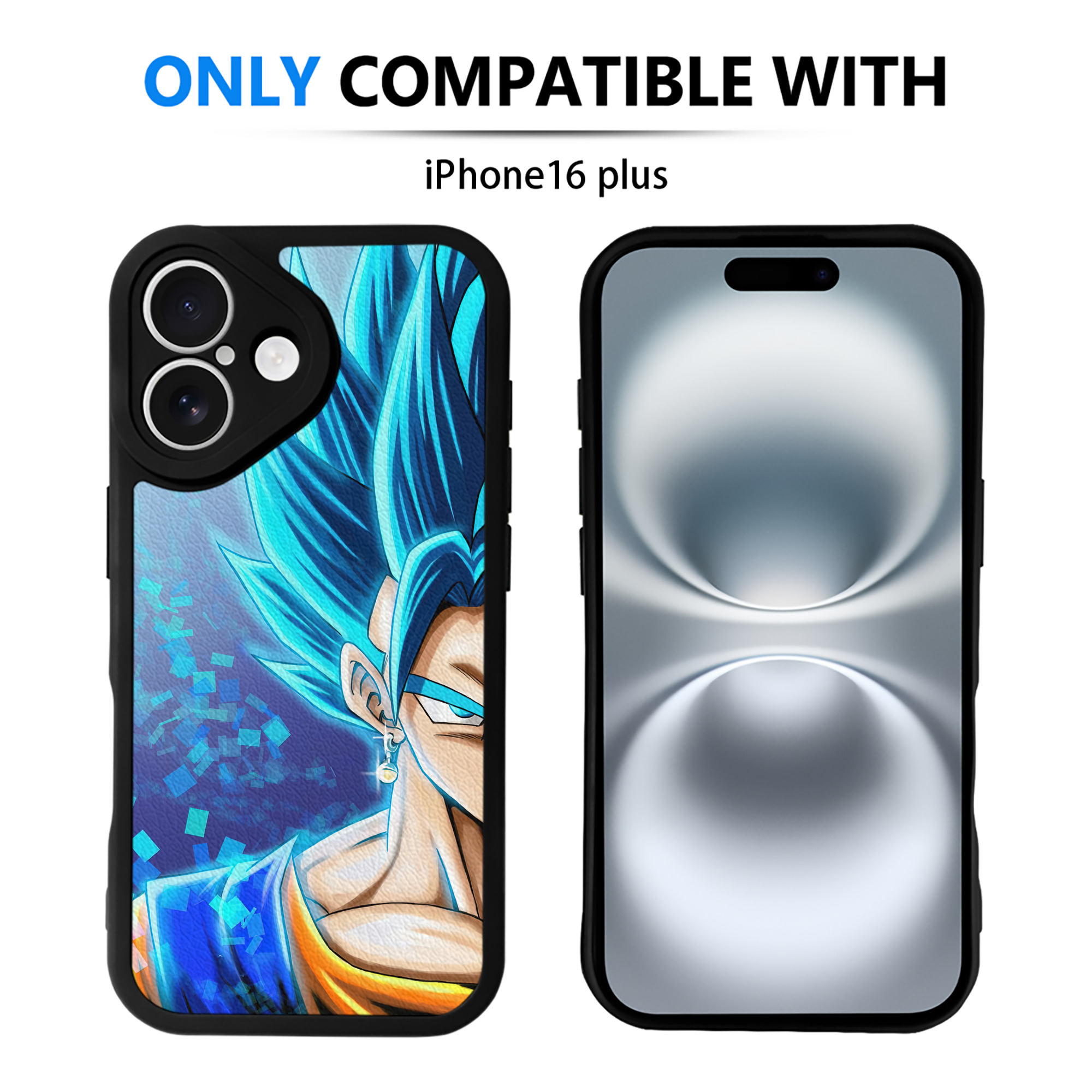 （画像用） ドラゴンボール DRAGON BALL 【iPhone 16シリーズ対応】シリコンスマホケース（レザー調） 材質：シリコン